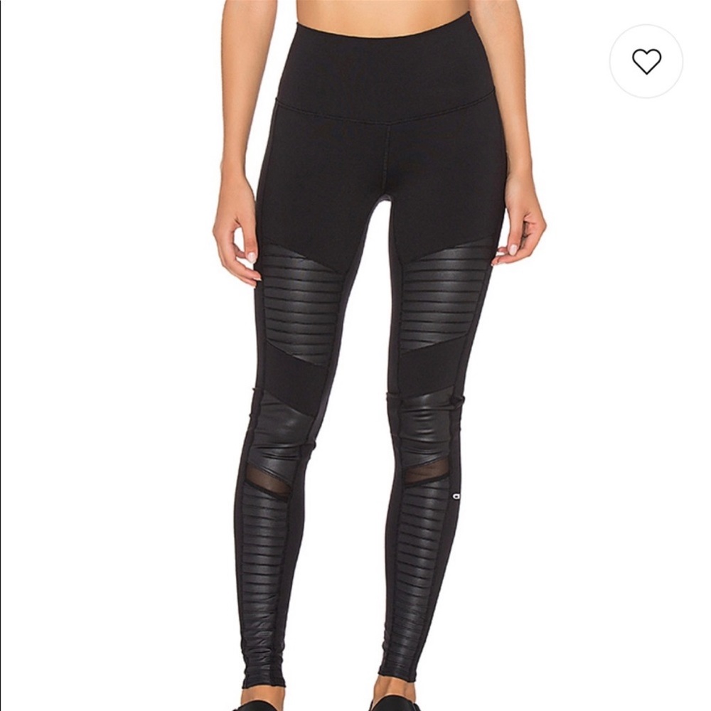 ALO high wasted moto legging - black size XS